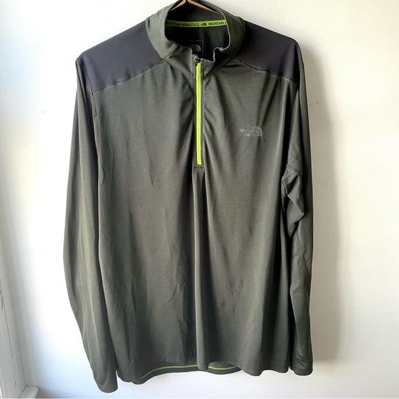 The Northface Kilowatt 1/4 Zip Pullover Jacket Top Large - Picture 1 of 7